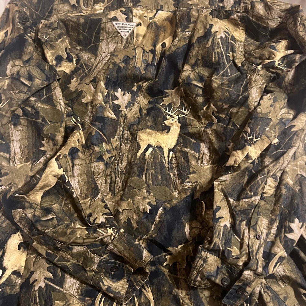 Columbia Men's Camouflage Button Down Shirt